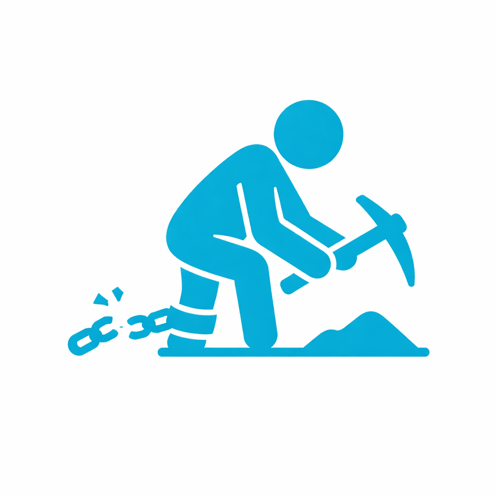 Icono Trabajo en Negro